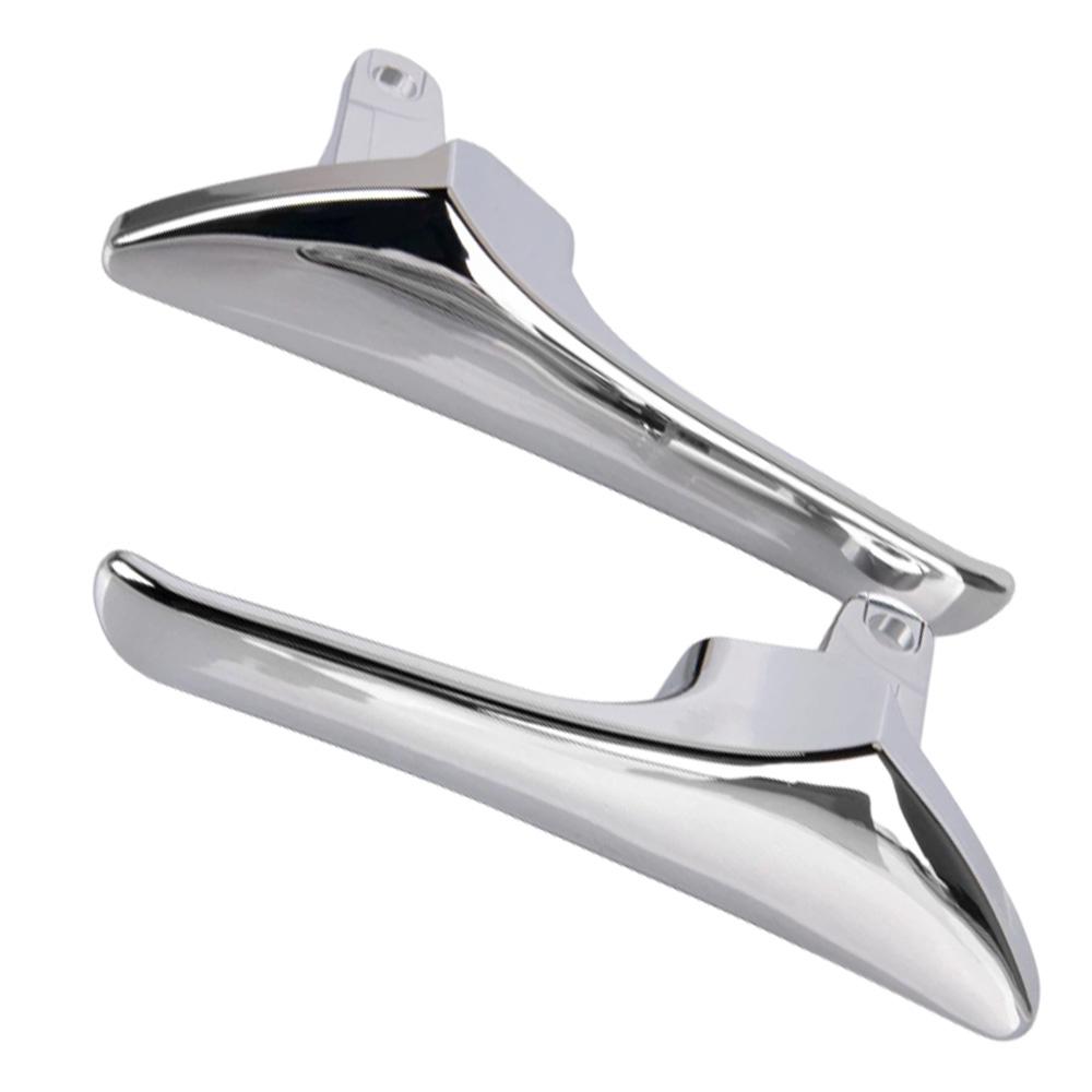 2pcs Car Interior Door Handle Front/Rear Left Right Chrome for Mercedes Benz E CLS Class W211 W219 E320 E500 E63 AMG 2117660124 Front Left Right