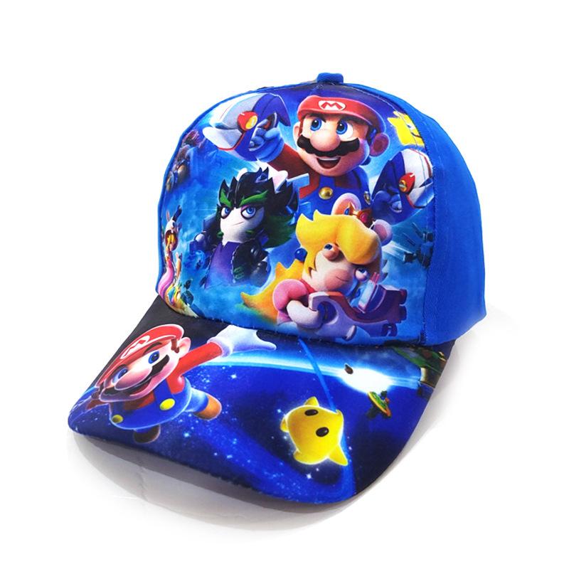16 hues Super Marios Bros Animation Design Headwear Luigi Embroidery Animation Figure Peripherals Baseball Cap Shade Sun Protection kids Presents