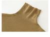 Tangge Silk-Cashmere Turtleneck Long Sleeve Warm Top