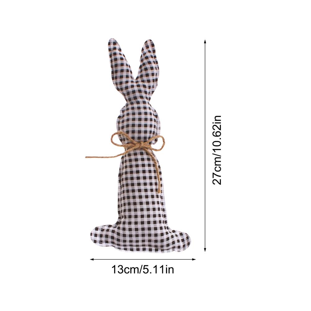 Easter Decoration Fabric Rabbit Ornament Creative Cartoon Bunny For Children's Rooms Wedding Party Birthday Home Centerpiece