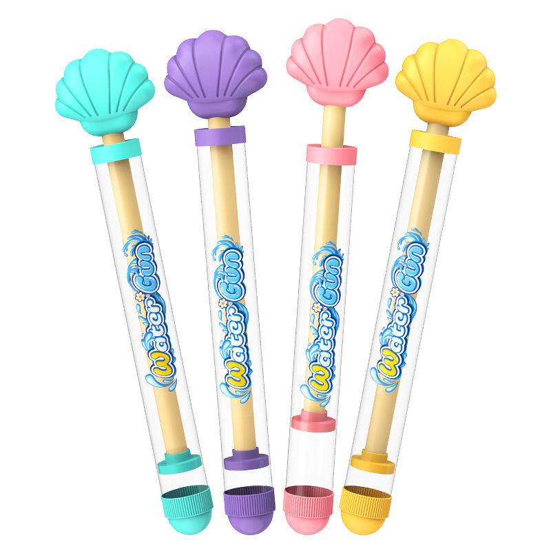 Cartoon Fireworks Water Gun: Pull-out Toy for Kids' Beach & Outdoor Water Play