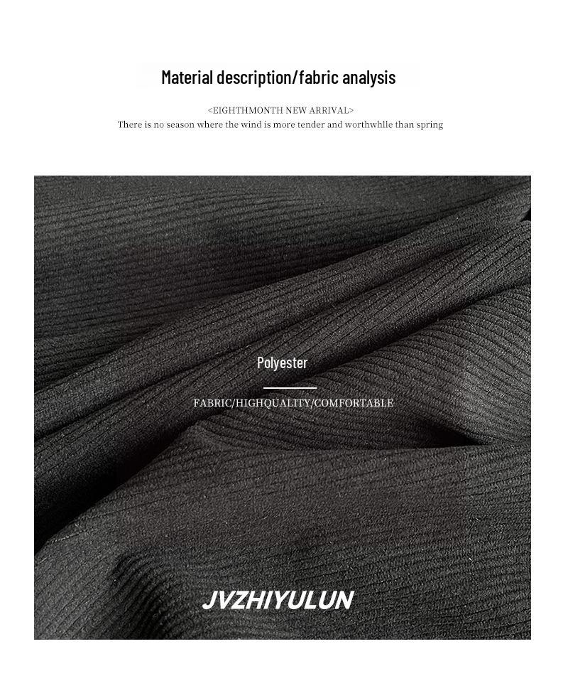 Juzhi 2024 Autumn High-Waist Korean Style Draped Casual Pants 1613