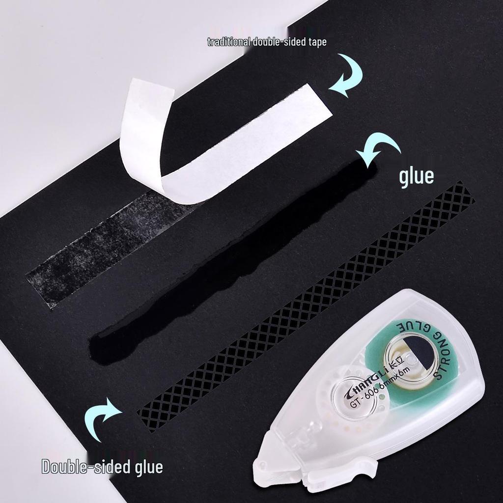 Changli Transparent Double-Sided Dot Adhesive Tape - Compact, Convenient, Large Capacity.