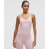 Align  Waist Length Cami Tank  Light Support  C D Cup Pink Haze