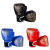 Tiger Flame Print Childrens Boxing Gloves Pu Material For Kids And Teens With Impact Protection For Training