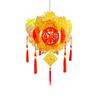 Lint/Gold Foil Spring Festival Red Lantern 3D Spring Festival Hanging Pendant  Party
