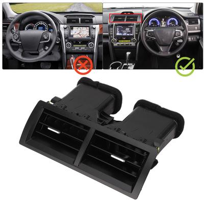 Car Center Dash AC Air Vent Plastic Enhanced Airflow Dustproof 55660‑06160 AC Outlet Panel for Camry XV50 2011 To 2017