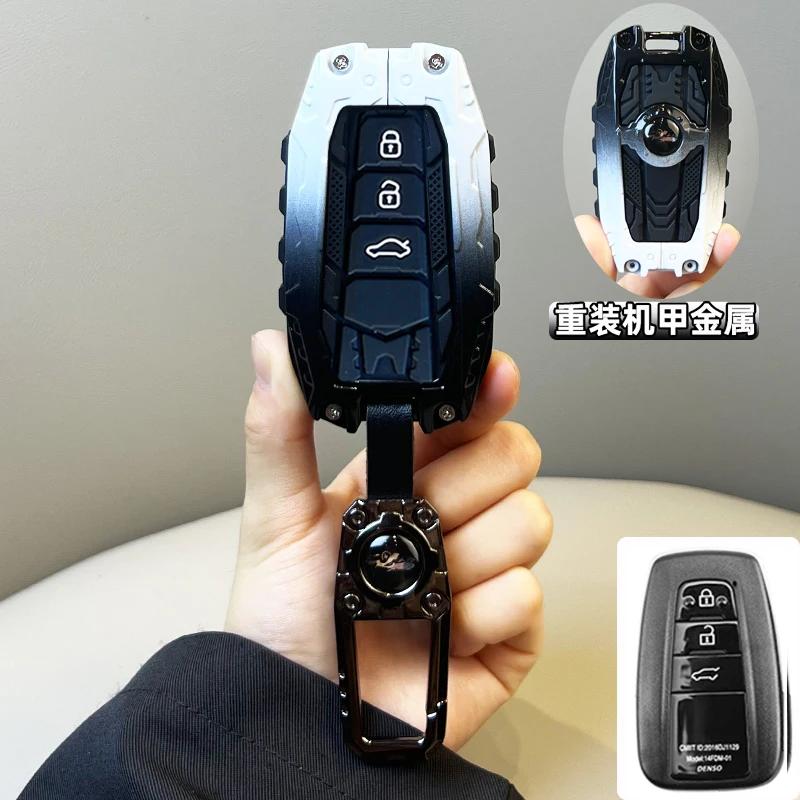 bsqrw5 Car Remote Key Case Cover for Toyota GR RAV4 Crown Hilux Fortuner Corolla SE 2023 Camry Yaris Land Cruiser Prado Venza Accessory
