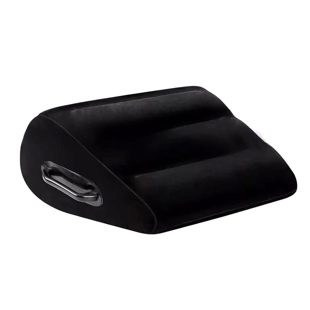 MultiPosition Bed Inflatable Wedge Pillow For Back Knee Support Inflatable Orthopedic Cushion PVC Flocked Material