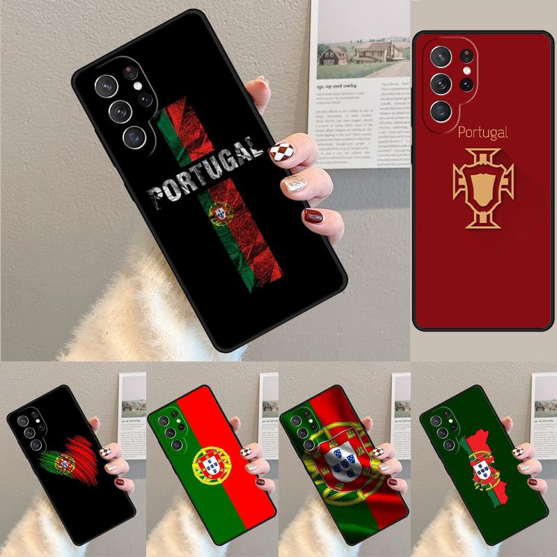 Custodia Cover Bandiera Portogallo Per Samsung Galaxy S24 S25 Ultra S21 S22 Ultra S10E Note 10 Plus Note 20 FE S23
