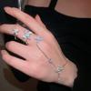2026 New Elegant Zircon Butterfly Bracelets Rings for Women Bohemian Adjustable Bracelets Minimalist Fashion Jewelry Accessories