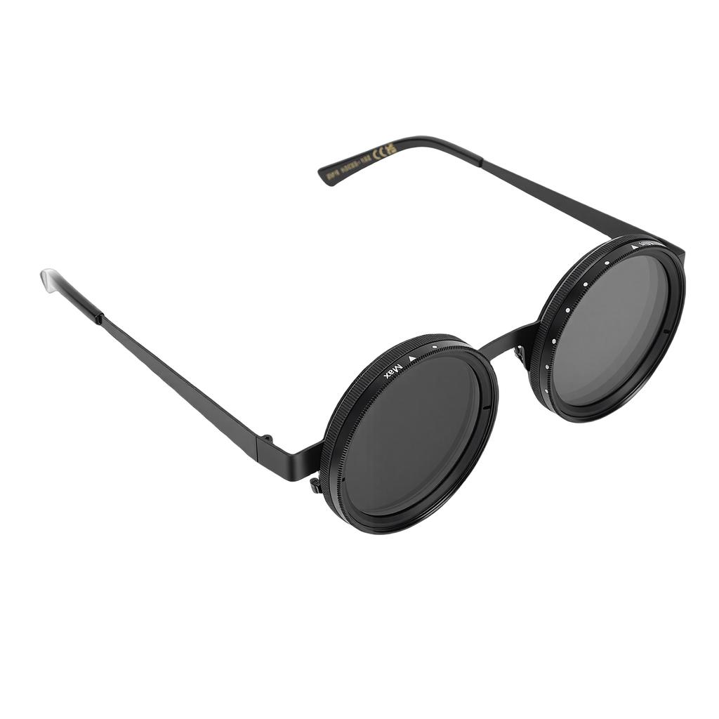 Adjustable Tint Sunglasses 49MM Lens ND Filter Circle Polarized Sunglasses for Travel Outdoor Activities