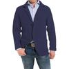 Cardigan da uomo casual in maglia a maniche lunghe autunnale taglie forti semplice con tasche