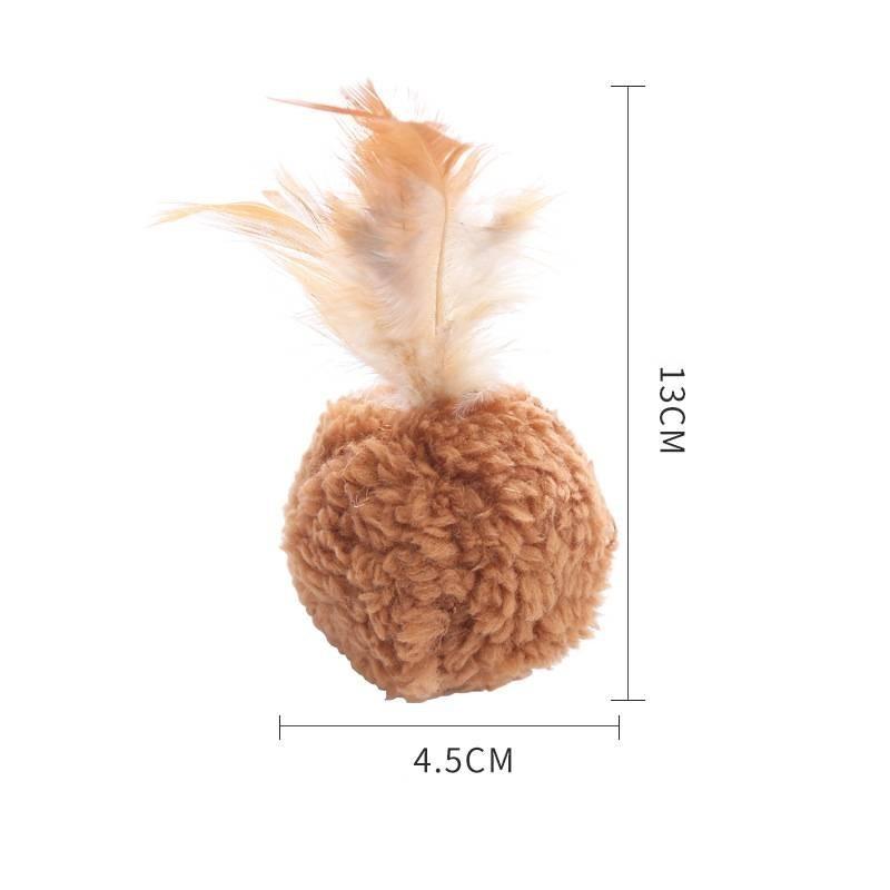 Fluffy Feather Interactive Cat Toy Wholesale Factory Stock Ideal For Play And Chase Available In Multiple Colors