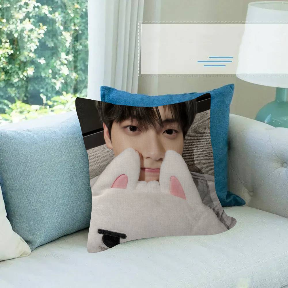 Kpop Group TxT Soobin   Personalized Pillow Dust Cover Bedroom Kids Party Decoration Pillowcase Birthday Children Gift