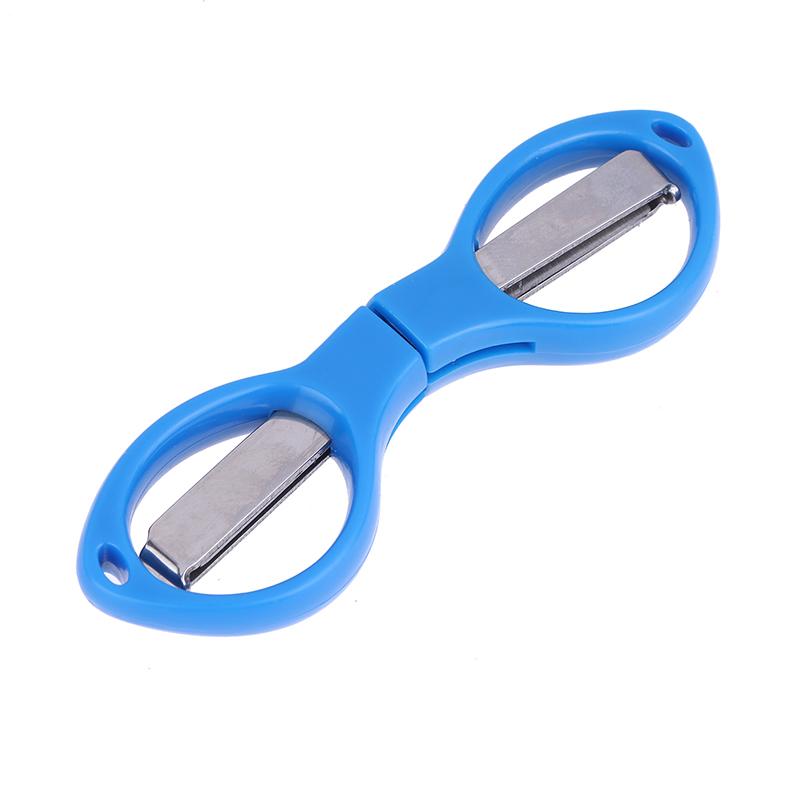 Multifunctional Needlework Scissors Portable Folding Scissors Carbon Steel Fishing Line Cutting Tools Mini Tackle Supplies