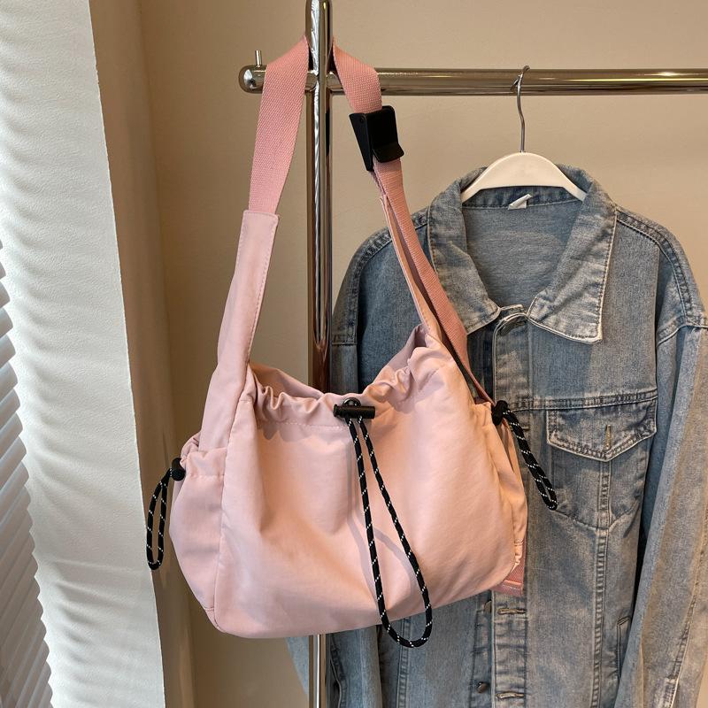 Street trend messenger bag girl Harajuku tide brand retro canvas shoulder bag college bag