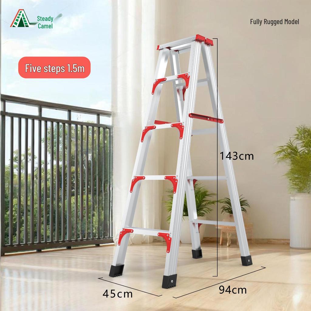 Custom Aluminum A-frame Multi-functional Folding Ladder for Home & Engineering Use