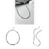 Titanium Steel Pearl Bead Chain Necklace For Men Women Hiphop Street Style Fashion Accessory