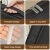 Standing Pencil Case Pouch Large Capacity Oxford Cloth Pen Bag Multi-Layer Stationery Organizer Portable Zipper Makeup Bag for Office Traval