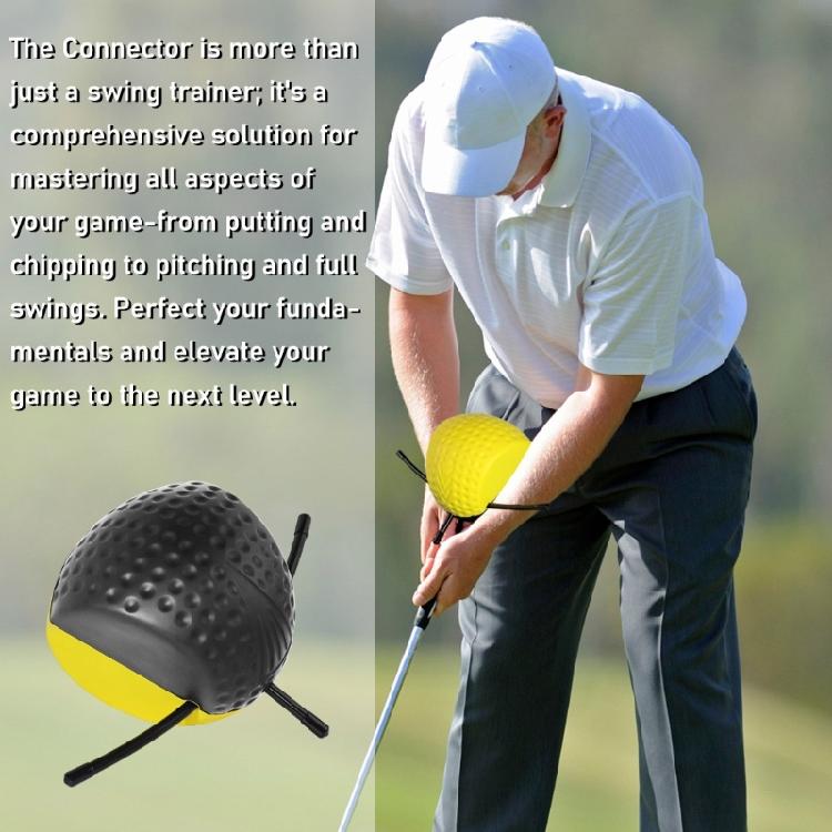 Golf Swing Trainer Connecting Balls Golf Swing Improvement Device Professional Training Tool for Golfer Enduring