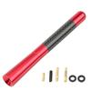 3.5cm/8cm/12cm Universal Car Short Radio Antenna Carbon Fiber Black Car Roof Antenna Radio Aerial FM/AM Metal Receiving Antennas