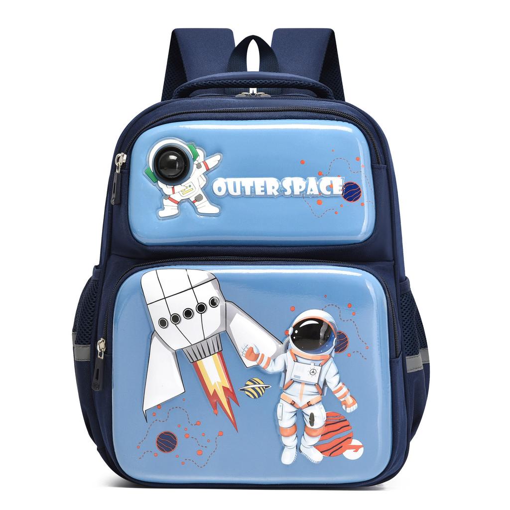 

Adorable Cartoon Hard Shell Backpack For Kids Boys And Girls Large Capacity Lightweight Design NavyLight Blue