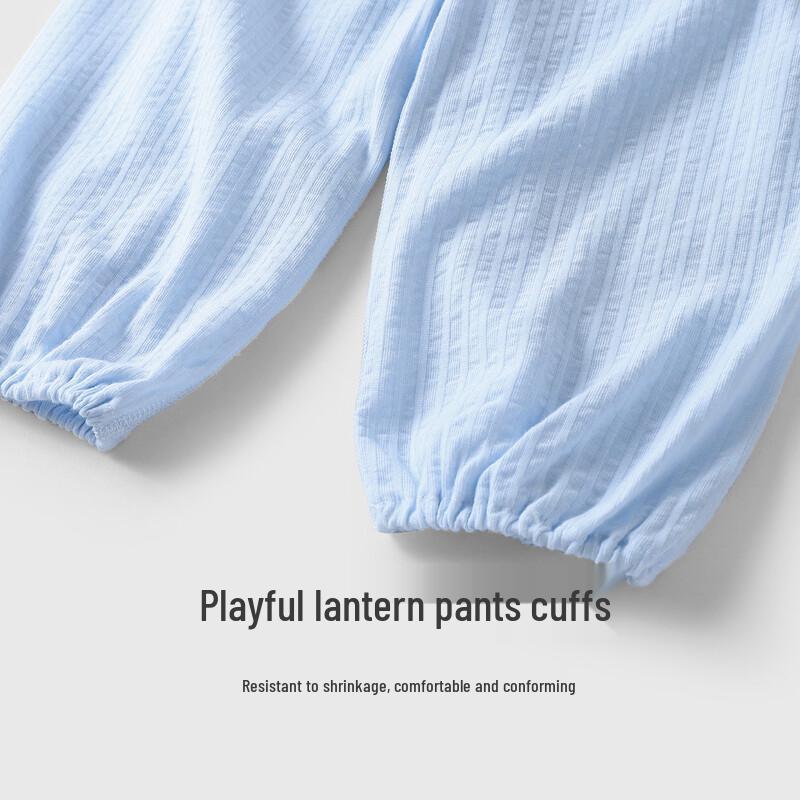 Youqi Baby Summer Lightweight Short Sleeve Pants Set