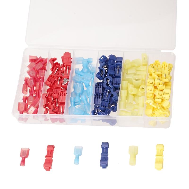 120pcs Electrical Connectors Hassle Frees Connection Solution Wire Quick Splices Connectors Electrical Wire Connectors