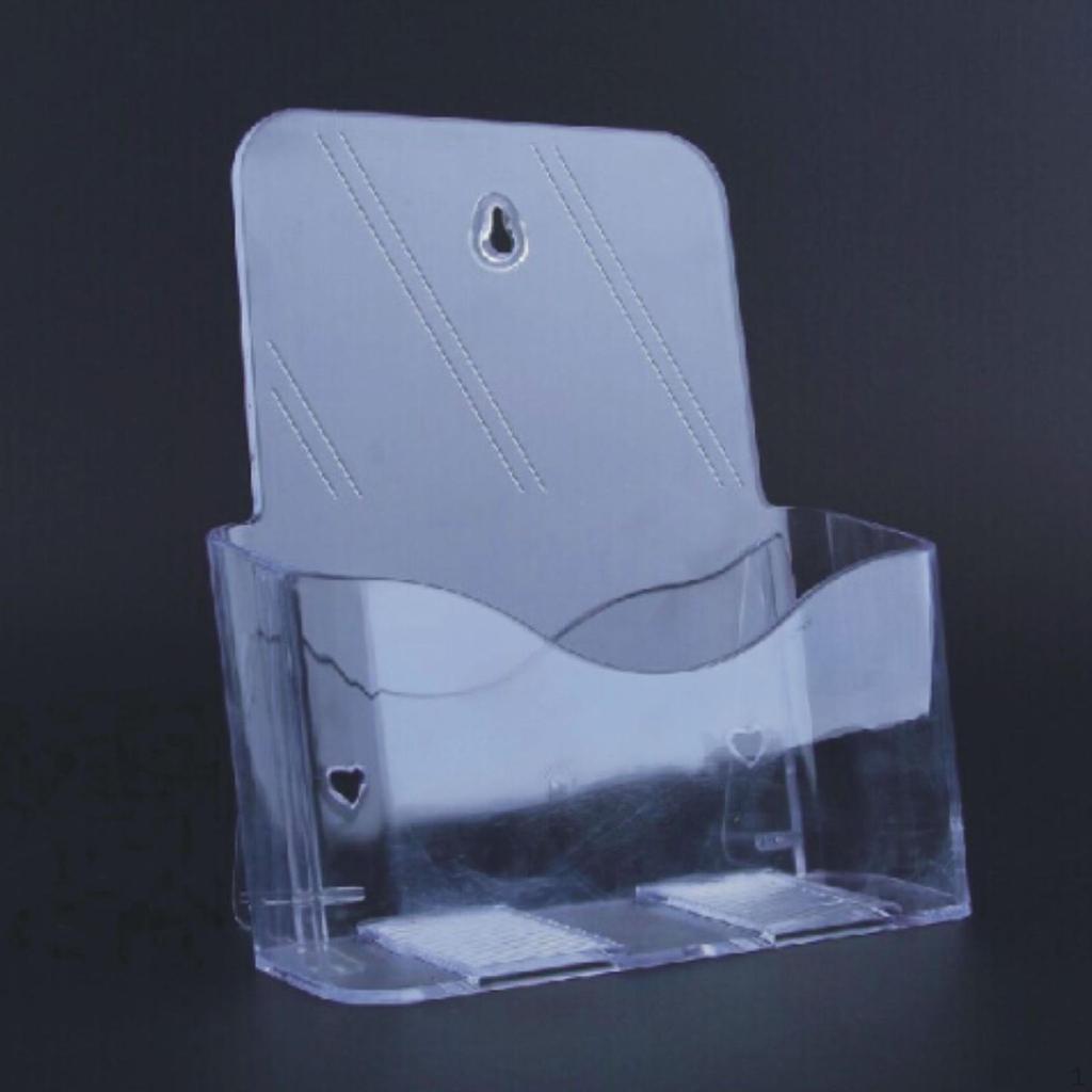 Acrylic Brochure Holder Display Stand Gifts Document Paper Literature Magazine
