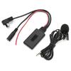 Bluetooth 5.0 AUX Cable Adapter with Microphone Handsfree Fit for Alpine CDA 9857 CDA 9886 CDA 117