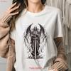 Angel Of Death T Shirt Gothic Grim Reaper Dark Fantasy Apparel Vintage Casual Breathable Comfortable Stretched Fashion