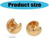 Unique Ball Shape Studs Earrings Ear Studs Fashion Ears Jewelry Copper Texture Suitable for Various Occasion Wear