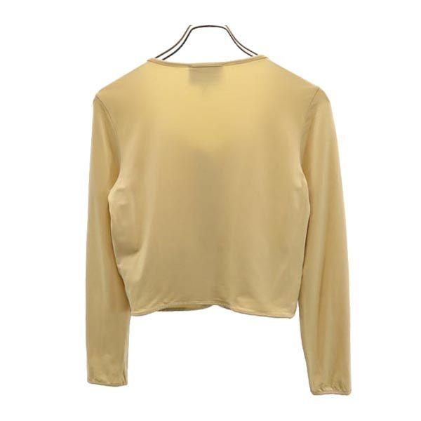 ARMANI JEANS Long sleeve cardigan USA6 beige With pocket Women Used