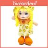 Cute Doll With Hat In Pink And Orange Colors Fruit Clothes Plush Toy For Girls Wholesale Cross-border