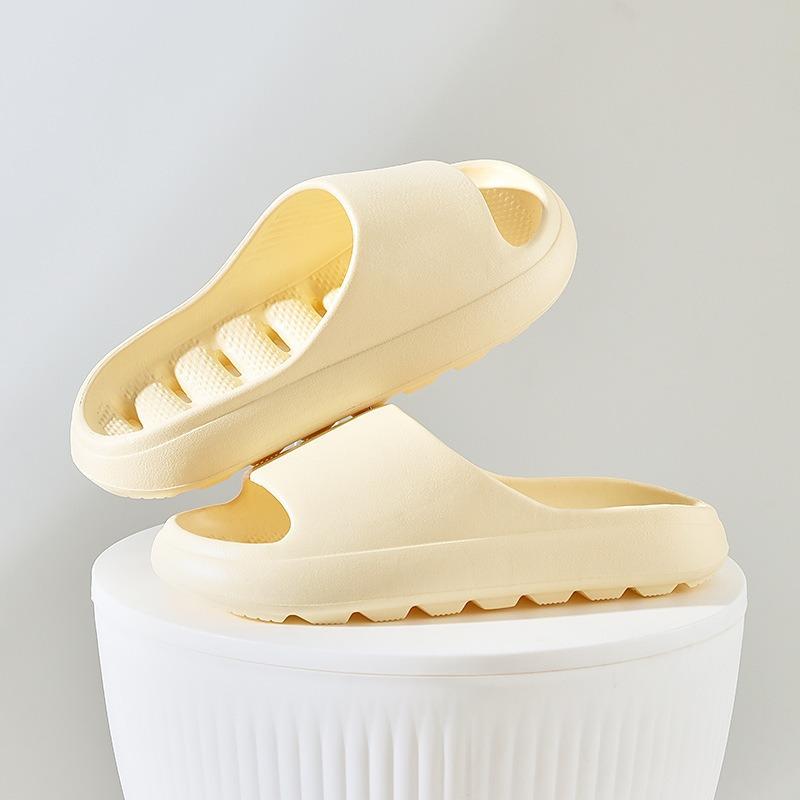 Herren Hausschuhe Plateau Hohlsohle Schnelltrocknende Sandalen Sommer Badezimmer Superleichte Weiche Rutschfeste Hausschuhe für Damen Pantuflas