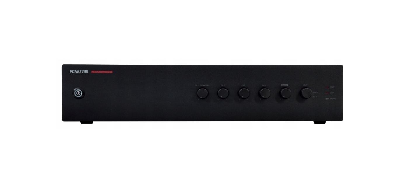 

Fonestar PROX-240S - Uniwersalny wzmacniacz 100 V / niskoimpedancyjny o mocy 240 W, Fonestar чорний