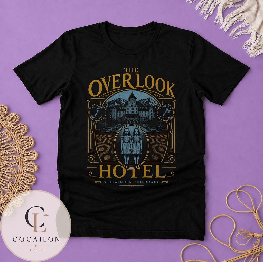 The Overlook Hotel T-Shirt, The Shining Horror Movie Tee, Kubrick Graphic Shirt