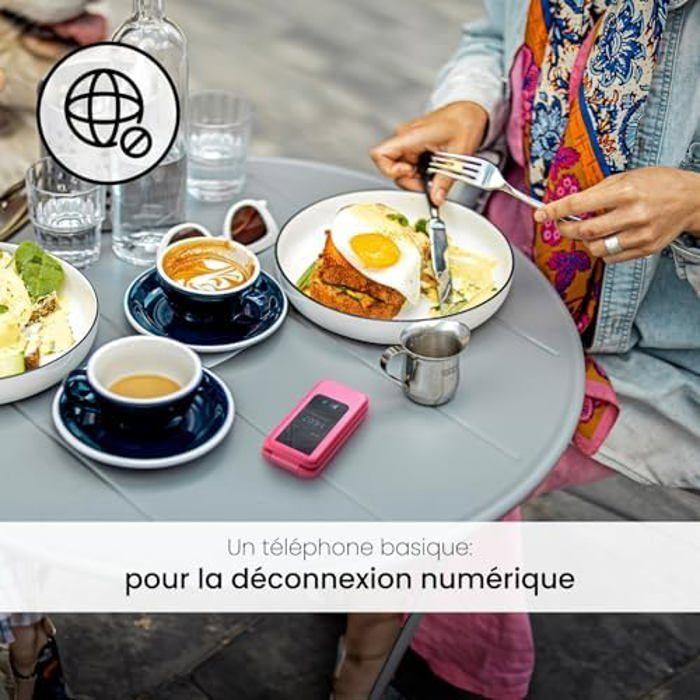 Téléphone de base 4g - spc - wild - double écran - autonomie 7 jours - bouton sos