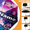 Custom Name Personalized Kpop Demon Hunter Print Umbrella, Auto Open Close, 8‑Rib Sturdy Frame, Commute Camping Hiking Use, Birthday Gift