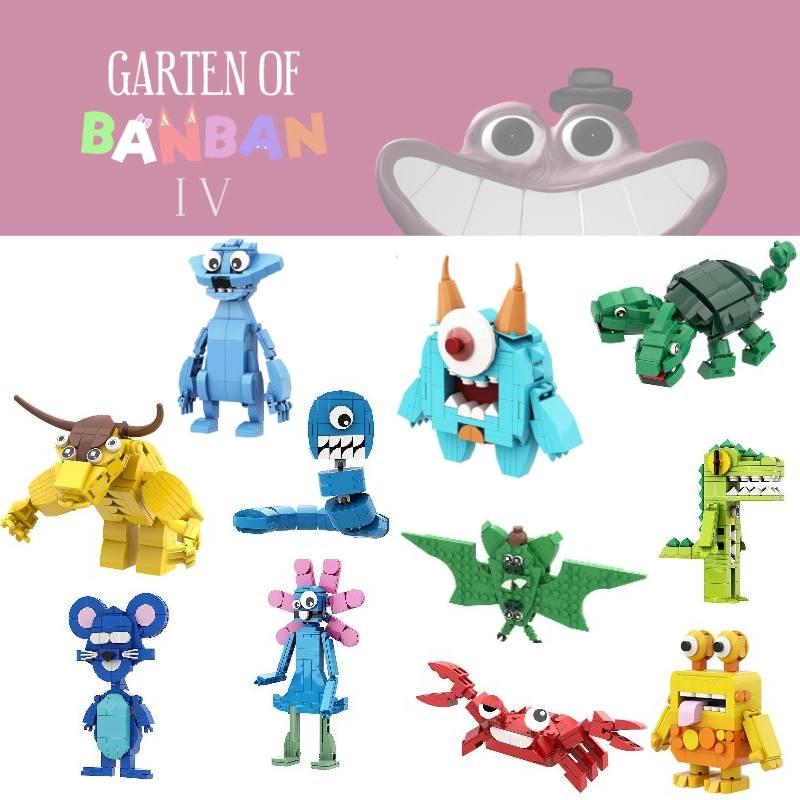 Baban Kindergarten Building Blocks Season 3 Green Monster Doll Garden Handicraft Baban Playground Building Blocks Toy