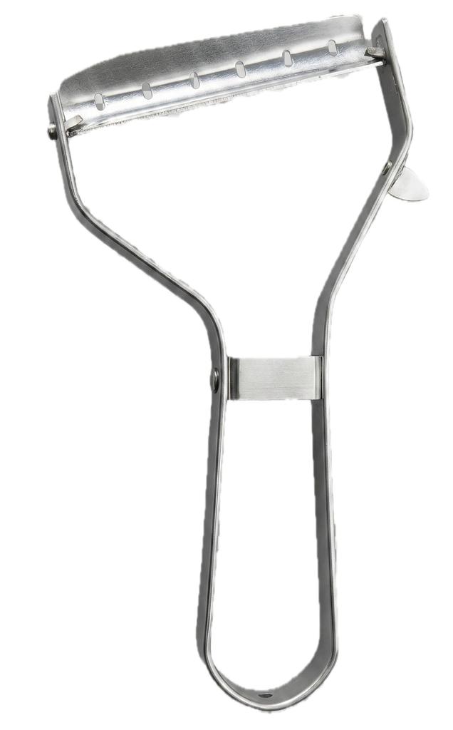 Wada Shoten King Stainless Steel 420J2 Manual Vegetable for Shredding Cabbage Peeler, All-Stainless Steel, High-Quality Blade, Peeler,