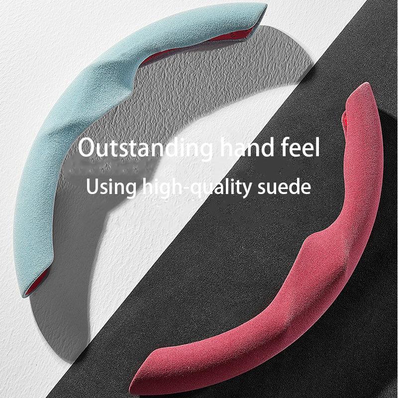 For Tesla Model Y Juniper 2025+ Steering Wheel Cover All Season Universal Deer Suede Sports Steering Wheel Cover
