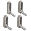 4Pcs Retractable Wall Hooks for Bathroom & Closet Space Saving Folding Hooks Functional & Stylish Hook for Keys & Hats