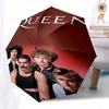 1pc Queen Band Automatic Open Close Umbrella Windproof Canopy, Automatic Open Close Button10198