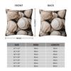 Baseball Collection Sport Square Pillowcase Polyester Linen Velvet Pattern Zip Decorative Home Cushion Cover