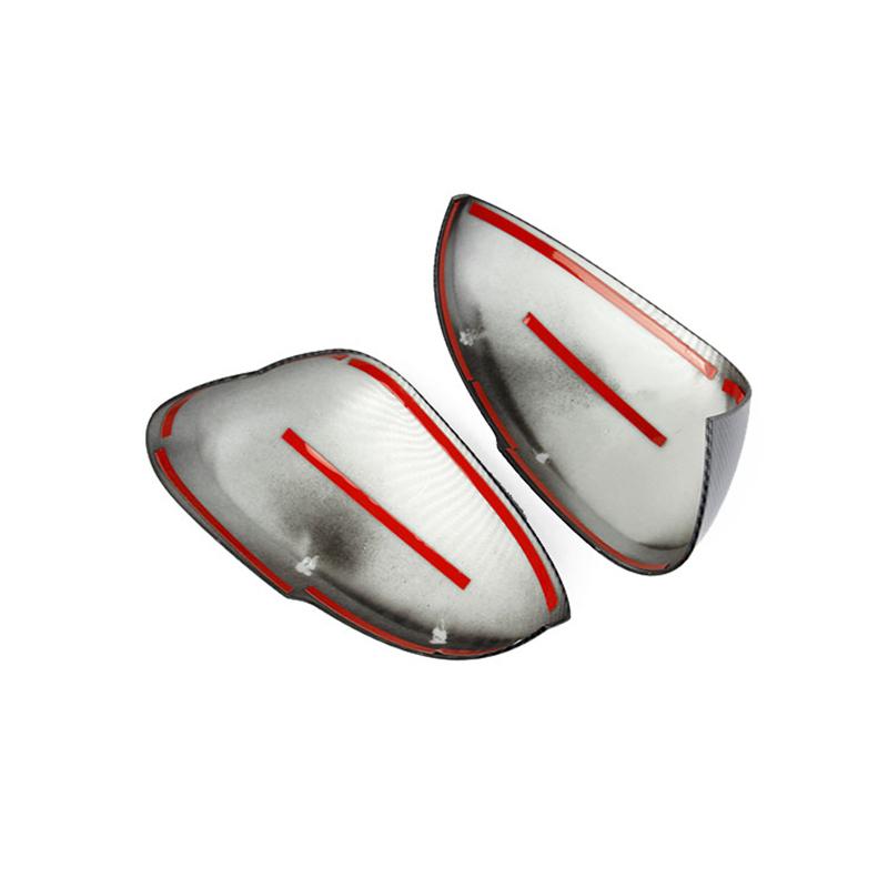 Pentru Mitsubishi Outlander 2022 2023, aspect fibră de carbon, oglindă retrovizoare laterală, capac de protecție, accesorii auto, stil auto