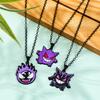Pokemon Anime Gengar Pendant Necklace Kawaii Gengar Neck Chain for Fans Accessories Gifts