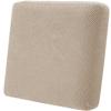 Coprisedile Spesso per Divano da Patio in Jacquard Twill Elastico Copertura per Divano da Cortile Protettore da Giardino Antipolvere Copricuscino per Divano