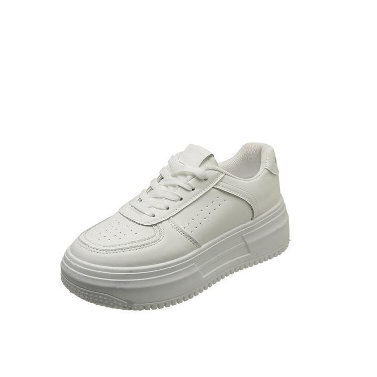 Low Top Women's Shoes New Platform White Shoes Female Student All-Matching Breathable Casual Sports Skate Shoes